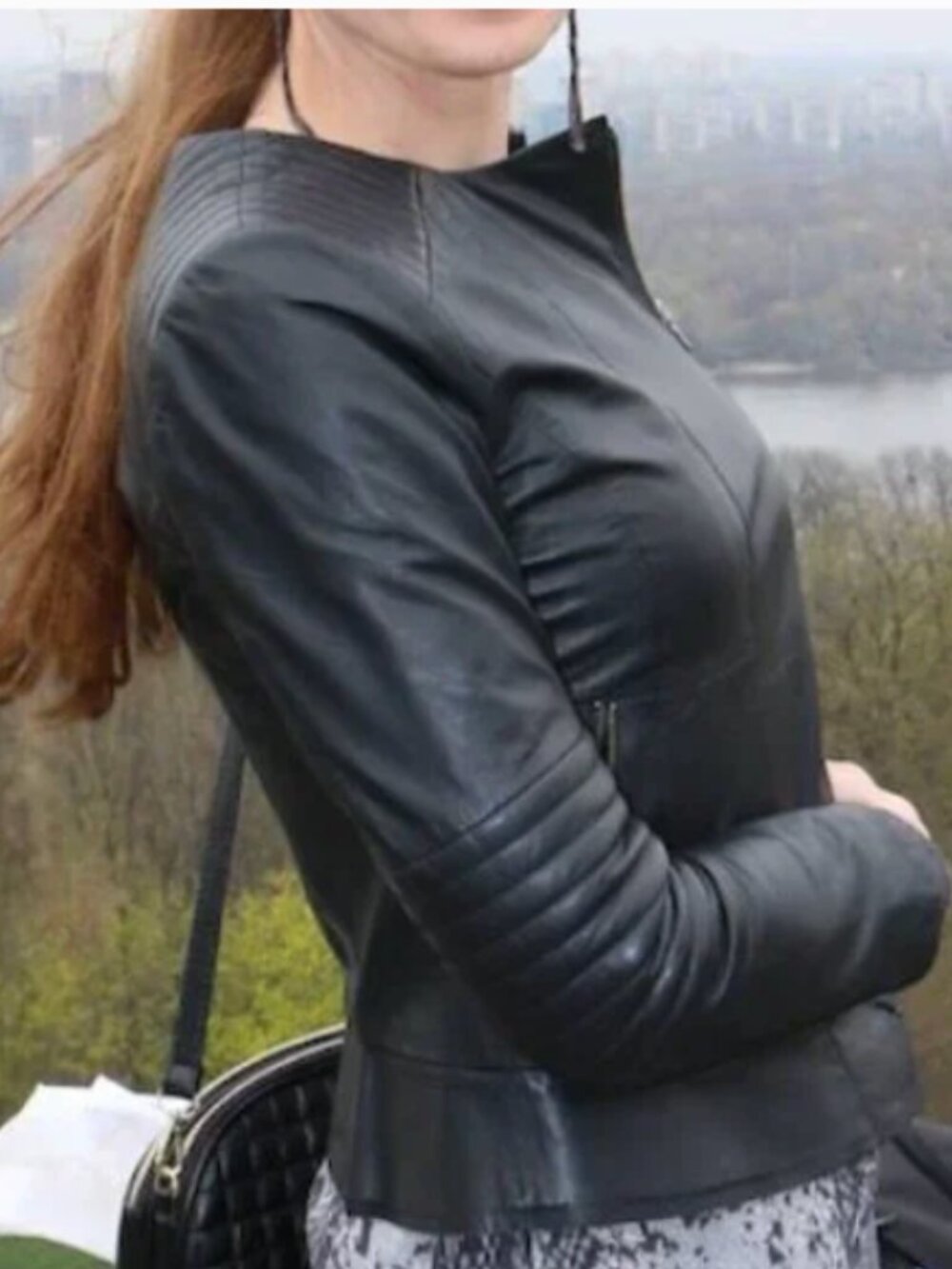 MaxMara lamb leather jacket, Size 8, M